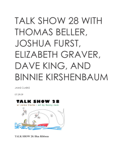 TALK SHOW 28 - Jaime Clarke