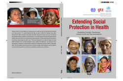 Extending social protection in health: Developing countries