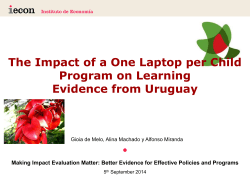 The Impact of a One Laptop per Child Program on Learning