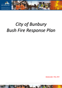 City of Bunbury Bush Fire Response Plan