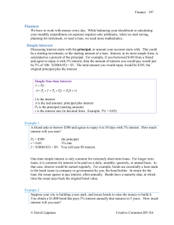 Finance - OpenTextBookStore