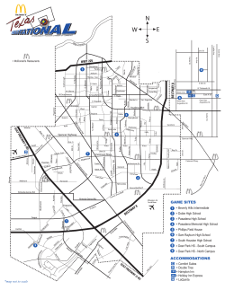 Game Sites Map - Lady Deer Basketball
