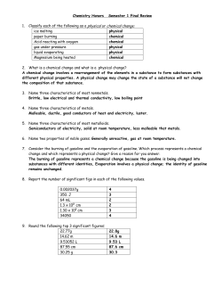Final Review-Part 2: with answers