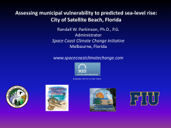 Assessing municipal vulnerability to predicted sea