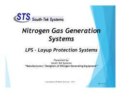 Nitrogen Gas Generation Systems - South