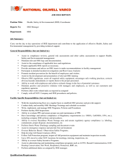 HSE Job