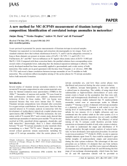52. A new method for MC-ICPMS measurement of Ti