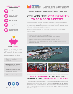 Miami Show Information and Demographics