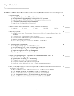 Chapter 13 Practice Test