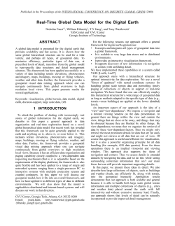 Real-Time Global Data Model for the Digital Earth