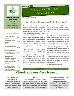 Spring 2008 - Binghamton University