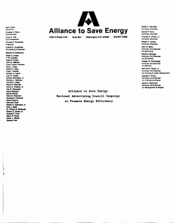 Alliance to Save Energy
