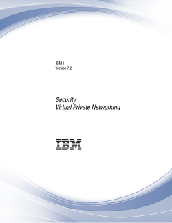 IBM i: Virtual Private Networking