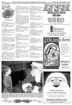 The Son is born! - Potter County News
