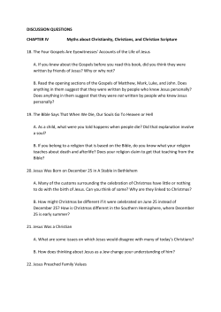 DISCUSSION QUESTIONS CHAPTER IV Myths about