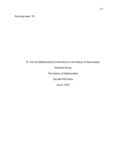 Pi and the History of Aeronautics