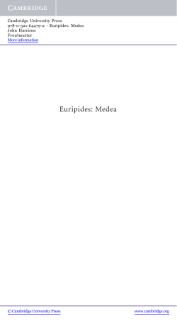Euripides: Medea - davis.k12.ut.us