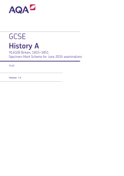 Britain, 1815 - 1851 91402B