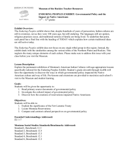 Enduring Peoples: Governmental Policy