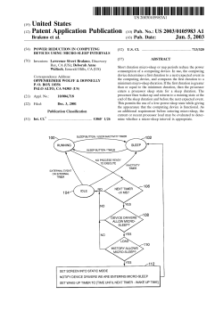 Power reduction in computing devices using micro