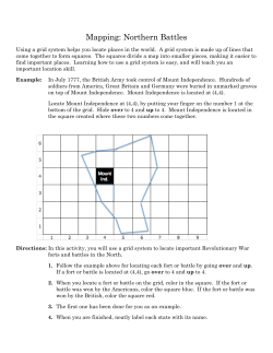 Mapping: Northern Battles