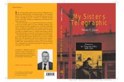 My Sisters Telegraphic: Women in the Telegraph Office