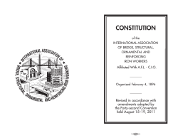 constitution - Ironworkers