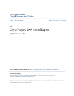City of Augusta 2005 Annual Report