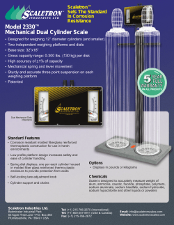 Literature - Scaletron Industries, Ltd.