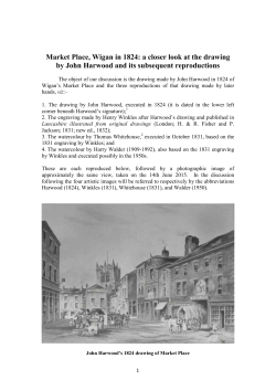 Market Place, Wigan in 1824: a closer look at the