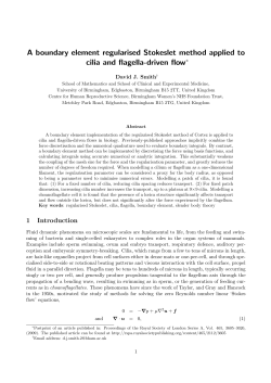 A boundary element regularised Stokeslet method applied to cilia