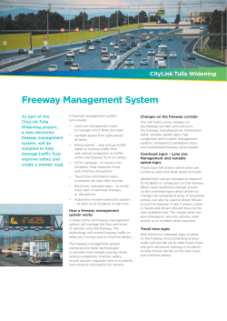 Freeway Management System