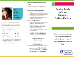 Getting Ready to Make Healthier Asthma Choices