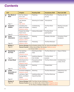 Active Skills for Reading 4 Scope and Sequence