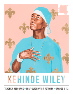 teacher resource self-guided visit activity grades 6–12