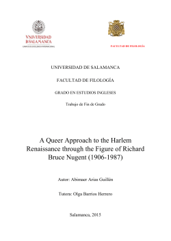 A Queer Approach to the Harlem Renaissance