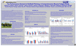 The Performance Demand of Softball Pitching: A Comprehensive