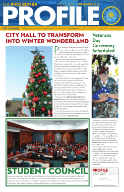 November 2016 Profile