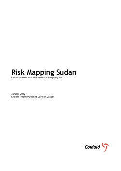 Sudan risk mapping 20111230