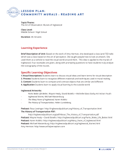 community murals - Inglewood Public Arts