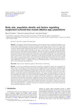 Body size, population density and factors regulating suspension