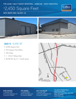 2450 Square Feet - Colliers Parrish