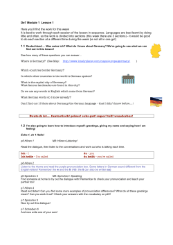 De7 Module 1 Lesson 1