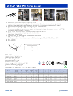 ERIFLEX FLEXIBAR, Tinned Copper