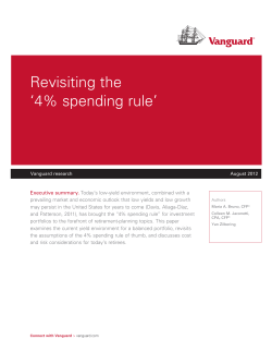 Revisiting the `4% spending rule`