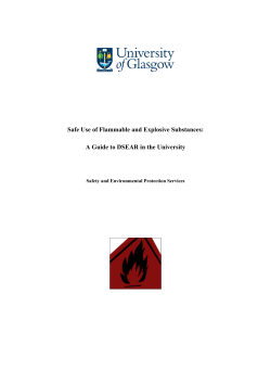 Safe Use of Flammable and Explosive Substances: A Guide to