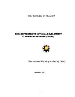 CNDPF - National Planning Authority