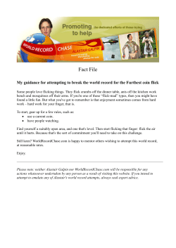 Fact File - Alastair Galpin