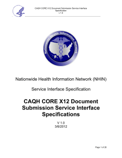CAQH CORE X12 - The Sequoia Project