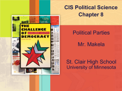 Chapter 8 Notes - St. Clair Schools